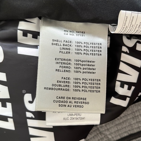 Levi’s Winter Puffer Jacket (Mens) - Picture 2 of 5